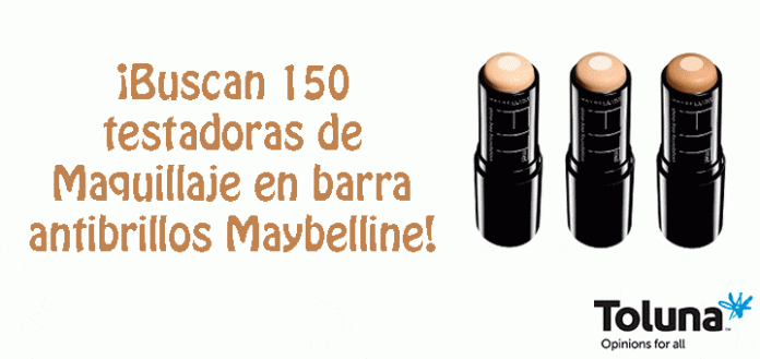 Buscan testadoras de barra antibrillos Maybelline