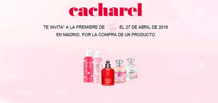 Cacharel te invita a la premiere de Tini