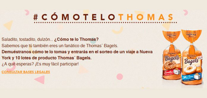 Consigue premios con Thomas' Bagels