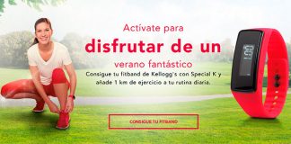 Consigue un fitband de Kellogg's con Special K