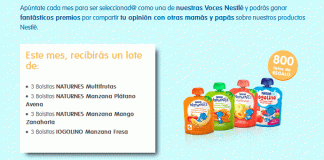 Nestlé Bebé sortea 800 lotes de productos Nestlé Bebé sortea 800 lotes de productos