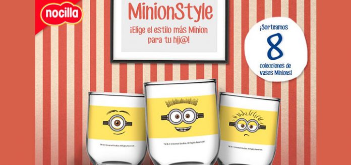 Nocilla sortea 8 colecciones de vasos Minions