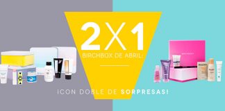 2 x 1 en Birchbox de Abril 2 x 1 Birchbox