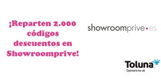 2.000 códigos descuentos en Showroomprive con Toluna 2.000 códigos descuentos en Showroomprive con Toluna