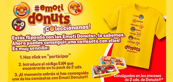 Consigue una camiseta con los Emoti Donuts