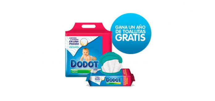 Gana un año de toallitas Dodot gratis