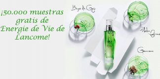 Muestras gratis de Energie de Vie de Lancome Muestras gratis de Energie de Vie de Lancome