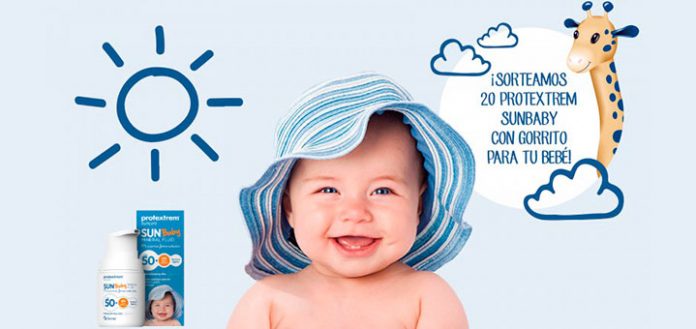 Novalac sortea 20 Protextrem Sunbaby con gorrito