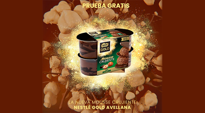 Prueba gratis la Mousse Crujiente de Nestlé Gold