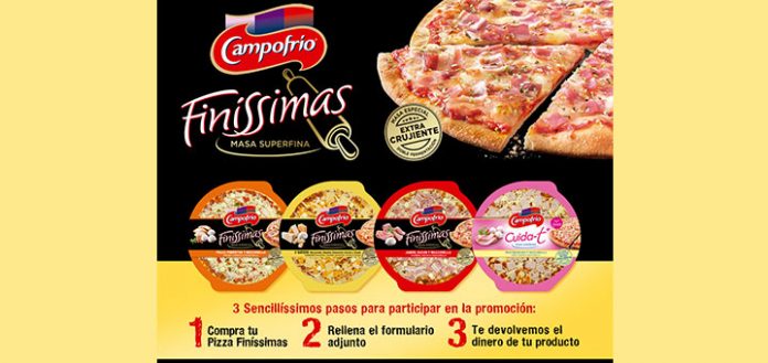 Prueba gratis pizzas Finíssimas Campofrío