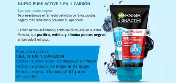 Prueba gratis Pure Active 3 en 1 Carbón