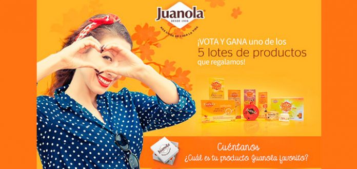 Regalan 5 lotes de productos Juanola