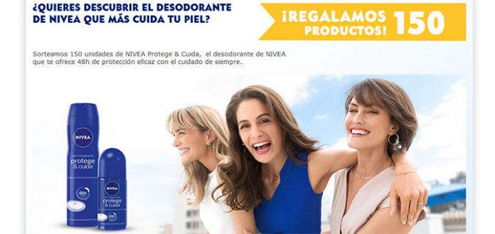 Sortean 150 Nivea Protege & Cuida