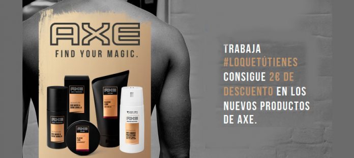 2€ de descuento en los nuevos productos Axe