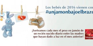 Gana el peso de tu bebé en jamón ibérico con Navidul Gana el peso de tu bebé en jamón ibérico con Navidul