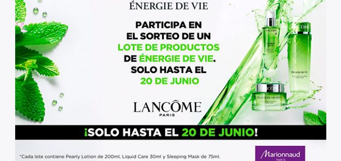 Gana un lote de productos de Énergie de Vie