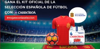 Kit oficial de la selección española con Cabreiroá Kit oficial de la selección española con Cabreiroá