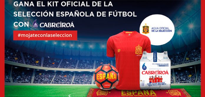 Kit oficial de la selección española con Cabreiroá