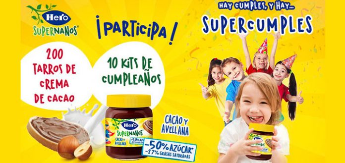 Prueba gratis la crema de cacao Hero SuperNanos