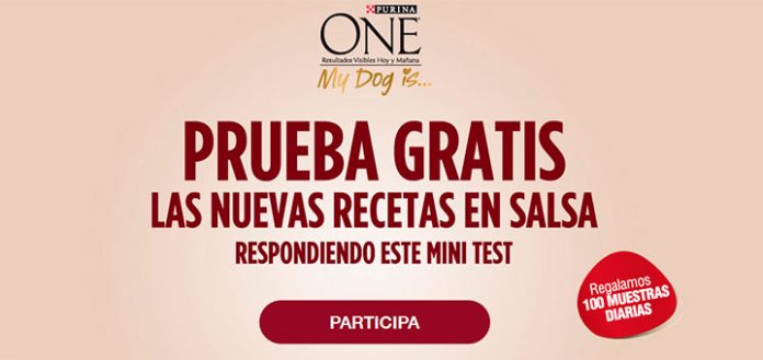 Prueba gratis las nuevas recetas en salsa Purina One