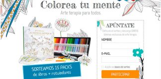 Colorea tu mente sortea libros y rotuladores