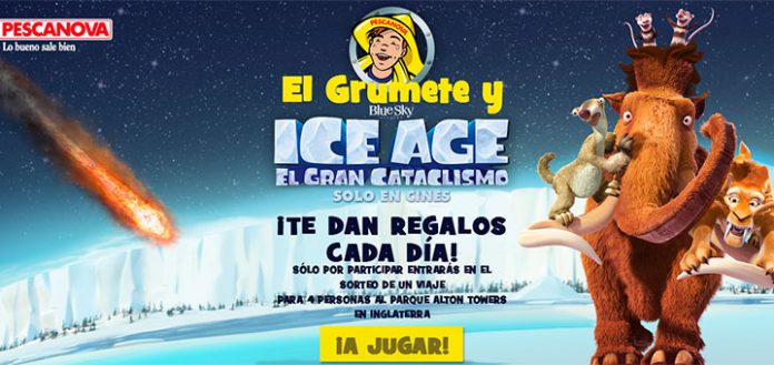 Gana regalos cada día con Pescanova y Ice Age