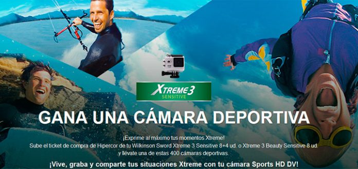 Gana una cámara con Xtreme 3 Sensitive