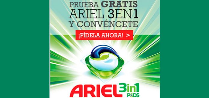 Prueba gratis Ariel 3 en 1