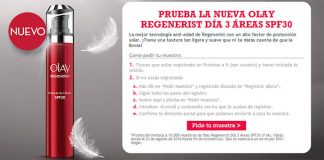 10.000 muestras gratis de Olay Regenerist Día 3 Áreas 10.000 muestras gratis de Olay Regenerist Día 3 Áreas