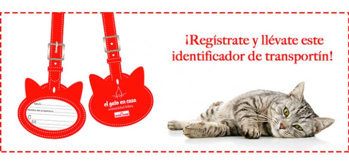 Consigue un identificador para el transportín de tu gato