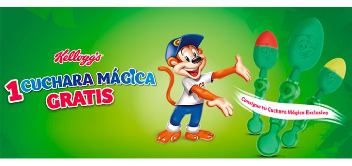 Consigue una cuchara mágica gratis con Kellogg's