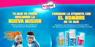 Etiquetas personalizadas gratis con Actimel Kids Etiquetas personalizadas gratis con Actimel Kids