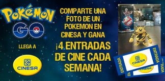 Gana con Pokemon Go y Cinesa entradas de cine Gana con Pokemon Go y Cinesa entradas de cine