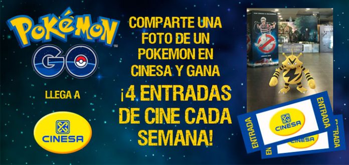 Gana con Pokemon Go y Cinesa entradas de cine