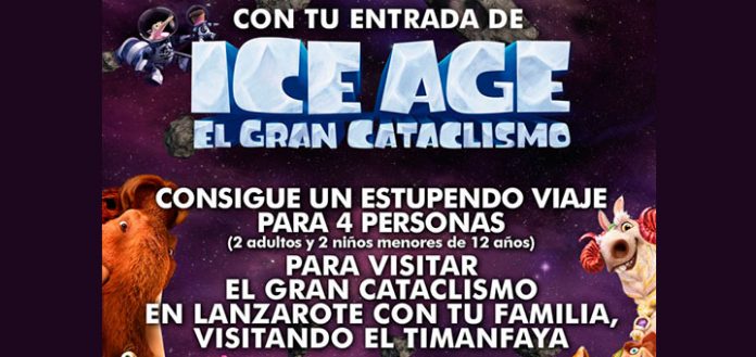 Gana un viaje a Lanzarote con Ice Age