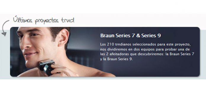 Prueba gratis afeitadoras inteligentes de Braun con Trnd