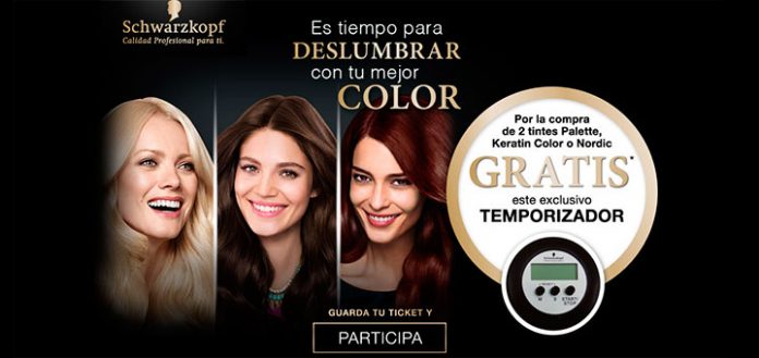 Consigue gratis un temporizador con Schwarzkopf