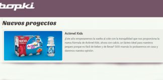 Conviértete en testadora de Actimel Kids con Bopki Conviértete en testadora de Actimel Kids con Bopki