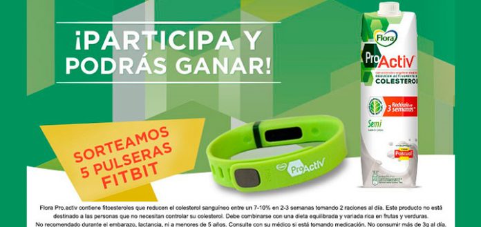 Flora Pro.Activ sortea 5 pulseras Fitbit