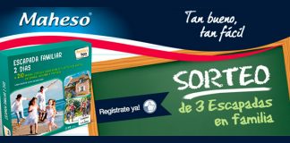 Maheso sortea 3 escapadas en familia Maheso sortea 3 escapadas en familia