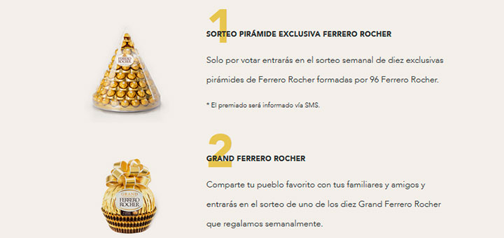 Gana una pirámide Ferrero Rocher