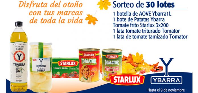 Sortean 30 lotes de productos Ybarra y Starlux