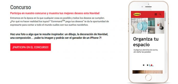 Gana un iPhone 7 con Command