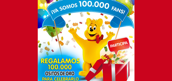 Haribo regala 100.000 ositos de oro