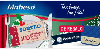 Maheso sortea 100 entradas dobles de cine Maheso sortea 100 entradas dobles de cine