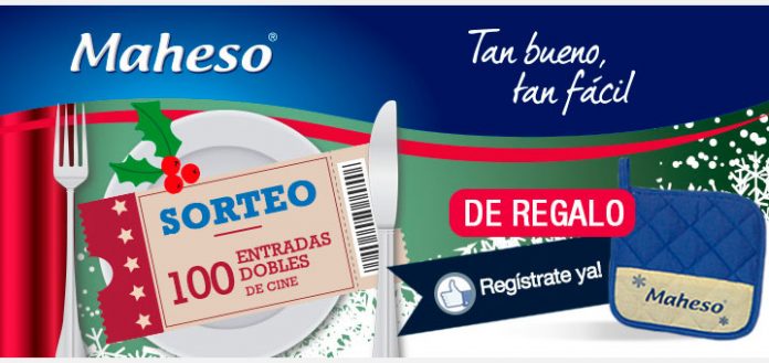 Maheso sortea 100 entradas dobles de cine