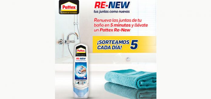 Sortean 5 Pattex Re-New cada día