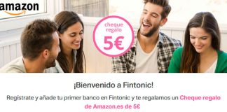 Gana 5€ en Amazon con Fintonic