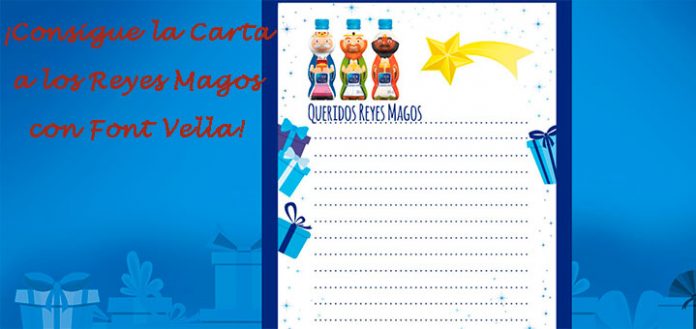 Carta a los Reyes Magos con Font Vella