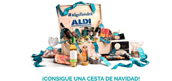 Consigue una cesta de Navidad con Aldi